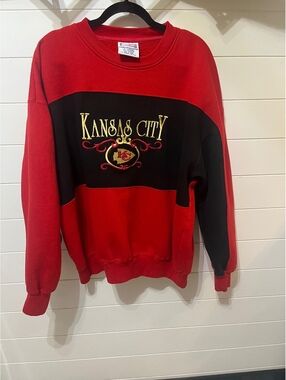 Vintage Crable Sportswear Kansas City Chiefs Vintage Crewneck Sweatshirt